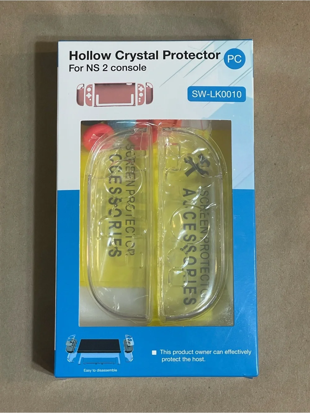 Hollow Crystal Protector for NS2 Console - Joy-Con Covers
